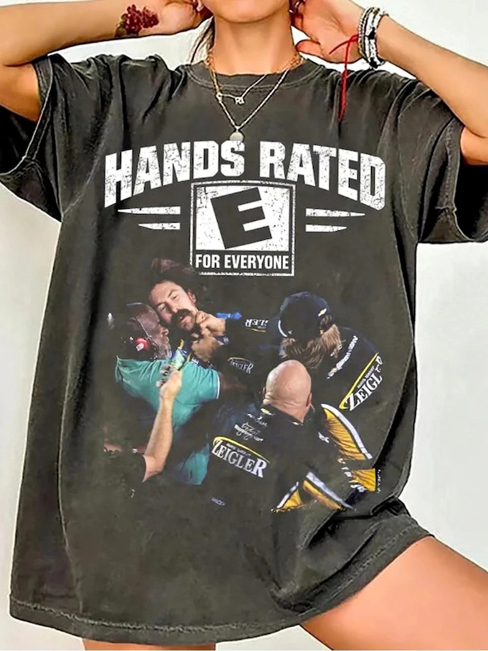Comfort Colors Hands Rated E For Everyone Graphic Tee, Game Day T-Shirt